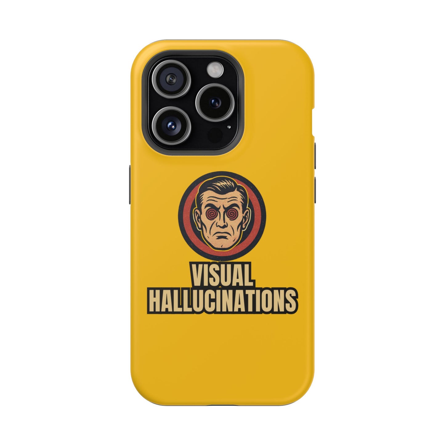 Visual Hallucinations Retro Graphic Impact-Resistant Phone Case