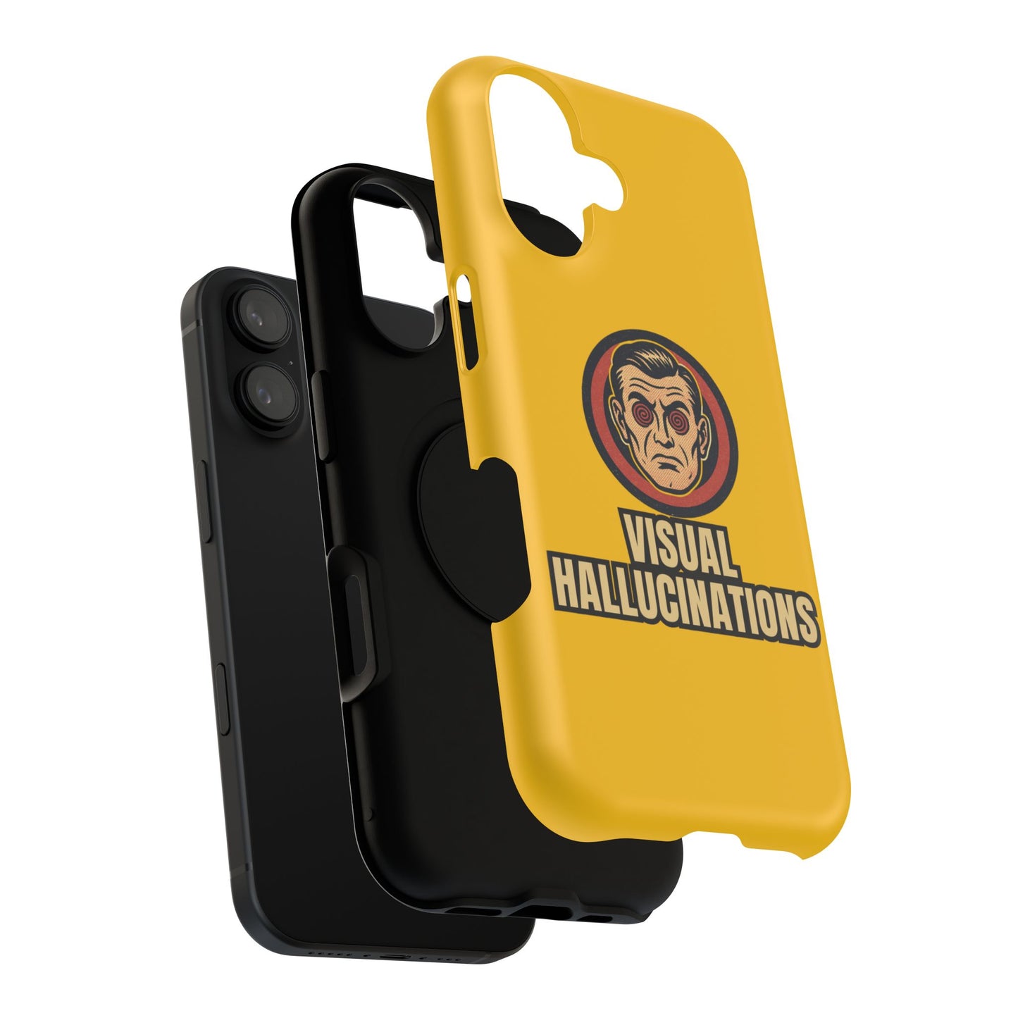 Visual Hallucinations Retro Graphic Impact-Resistant Phone Case