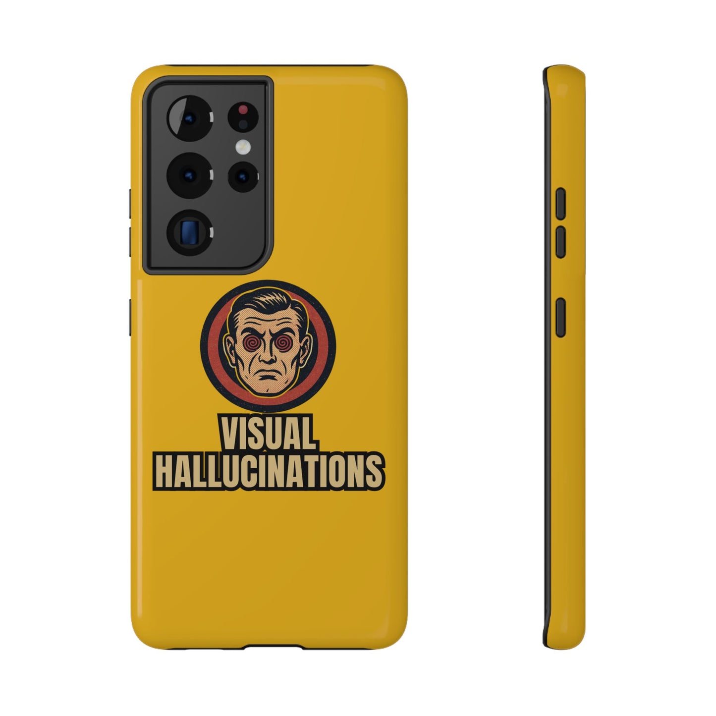 Visual Hallucinations Retro Graphic Impact-Resistant Phone Case
