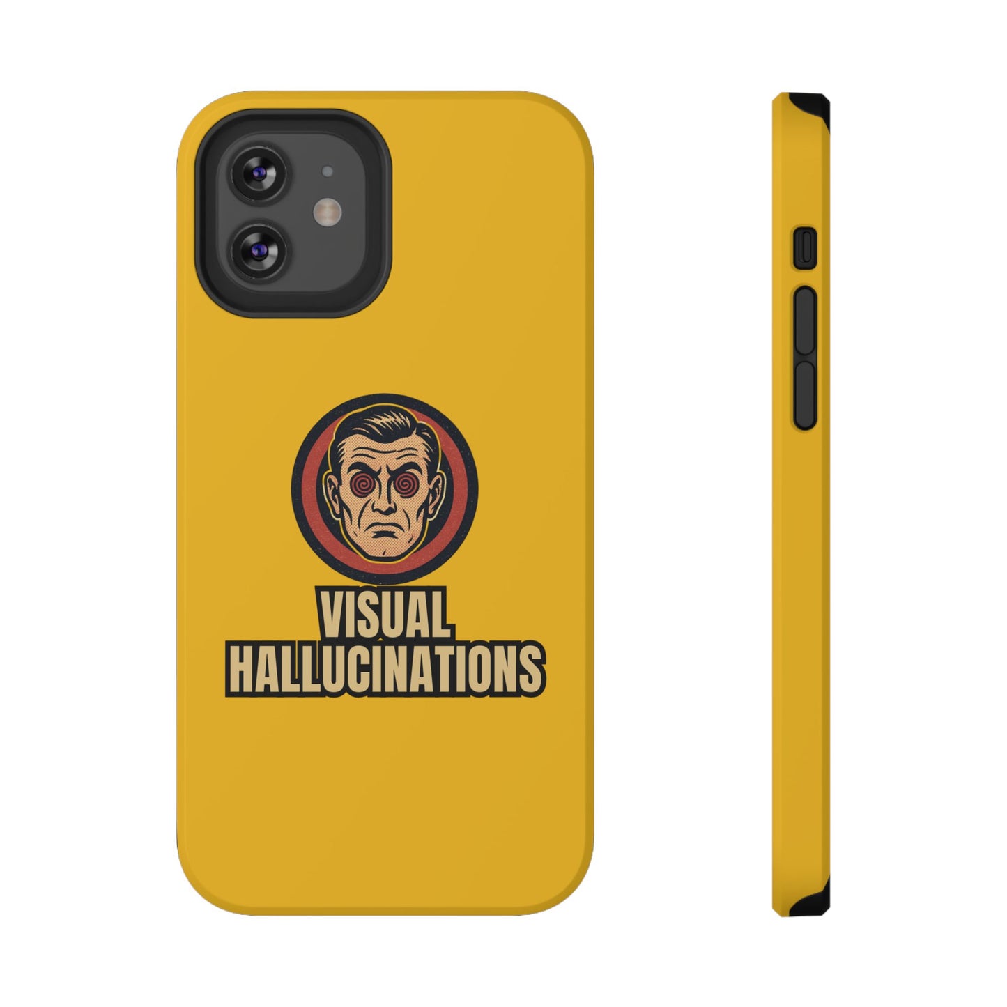 Visual Hallucinations Retro Graphic Impact-Resistant Phone Case