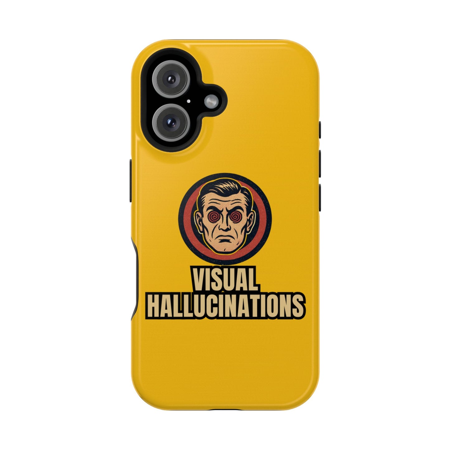 Visual Hallucinations Retro Graphic Impact-Resistant Phone Case