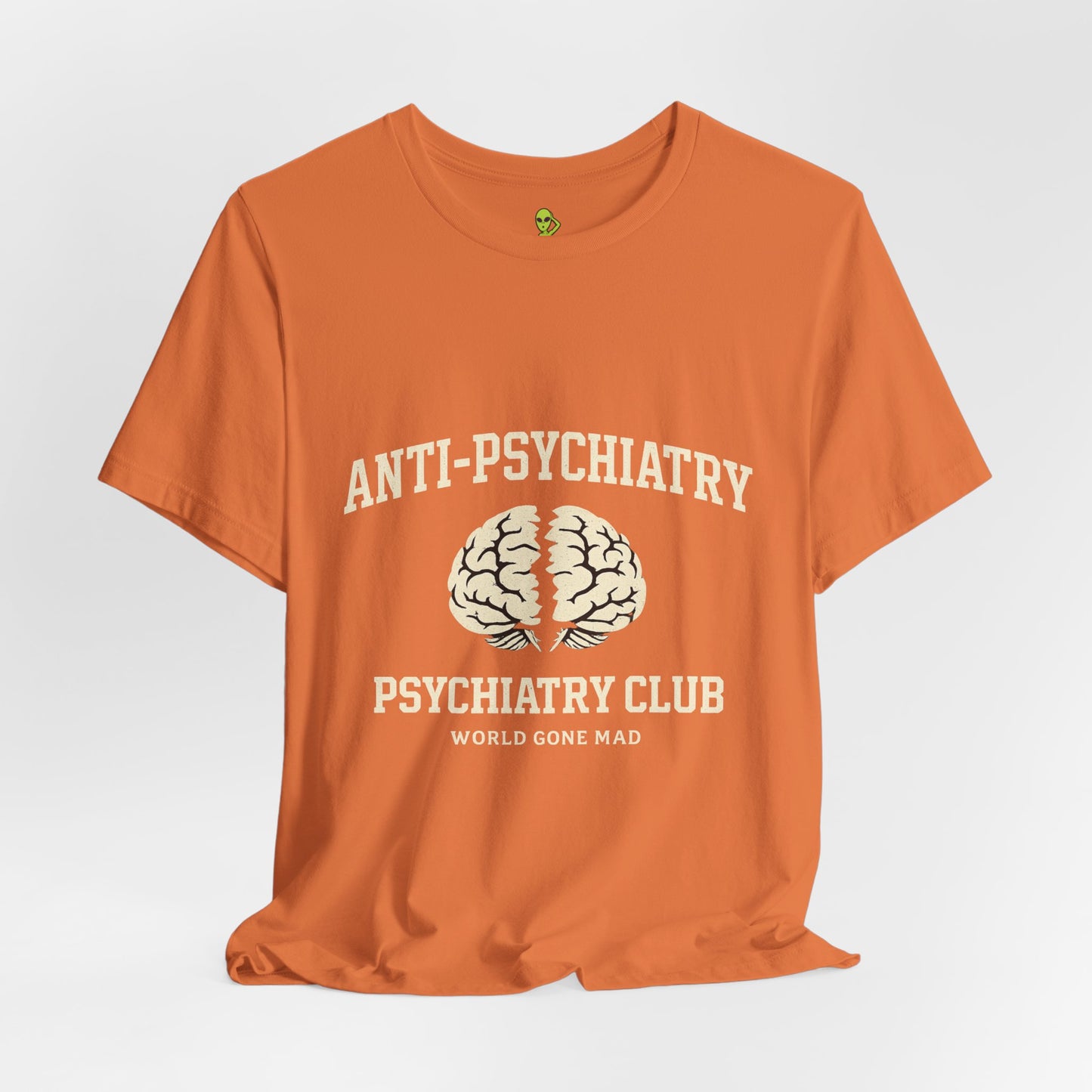 Anti-Psychiatry Psychiatry Club Tee — Split Brain Mental Health Awareness Shirt