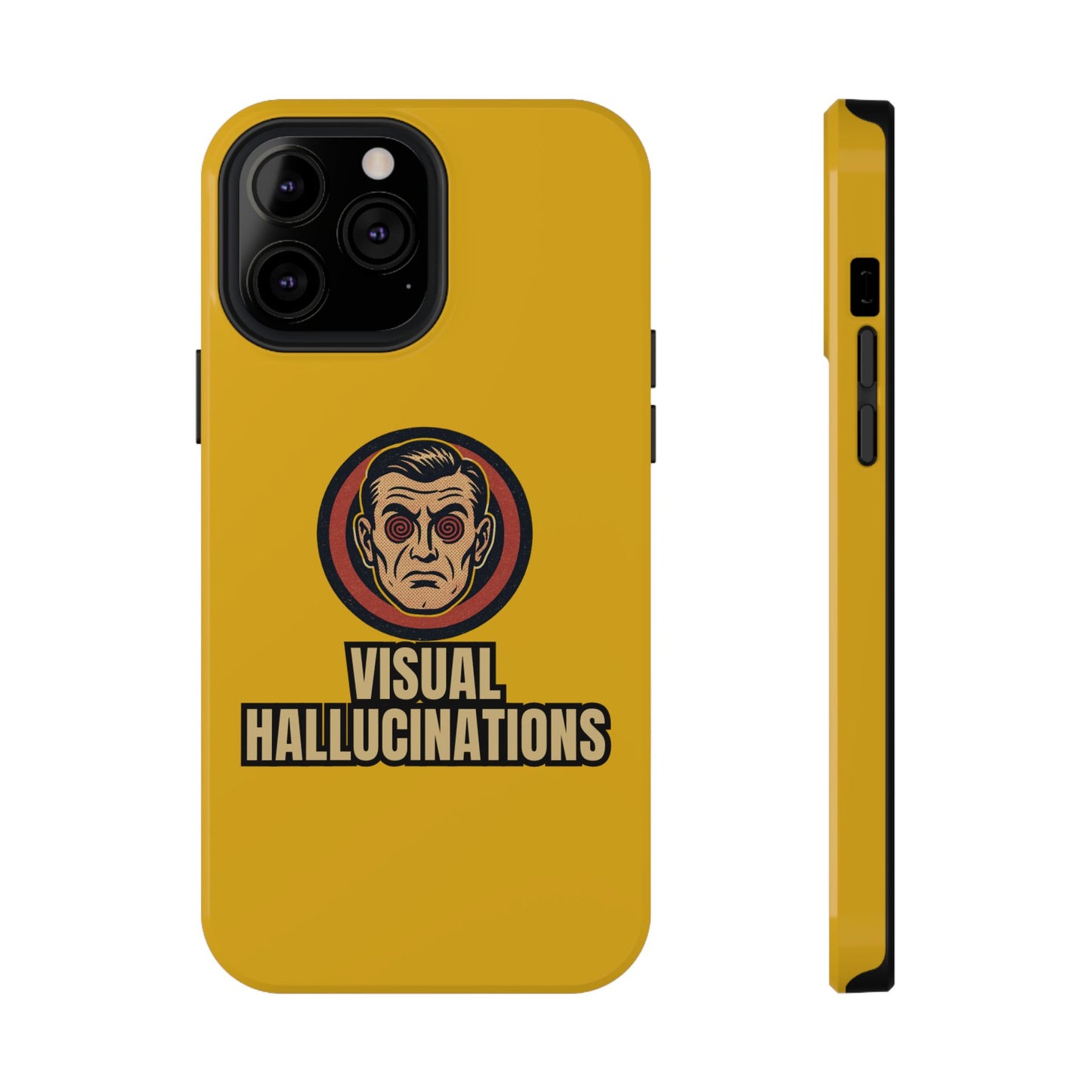 Visual Hallucinations Retro Graphic Impact-Resistant Phone Case