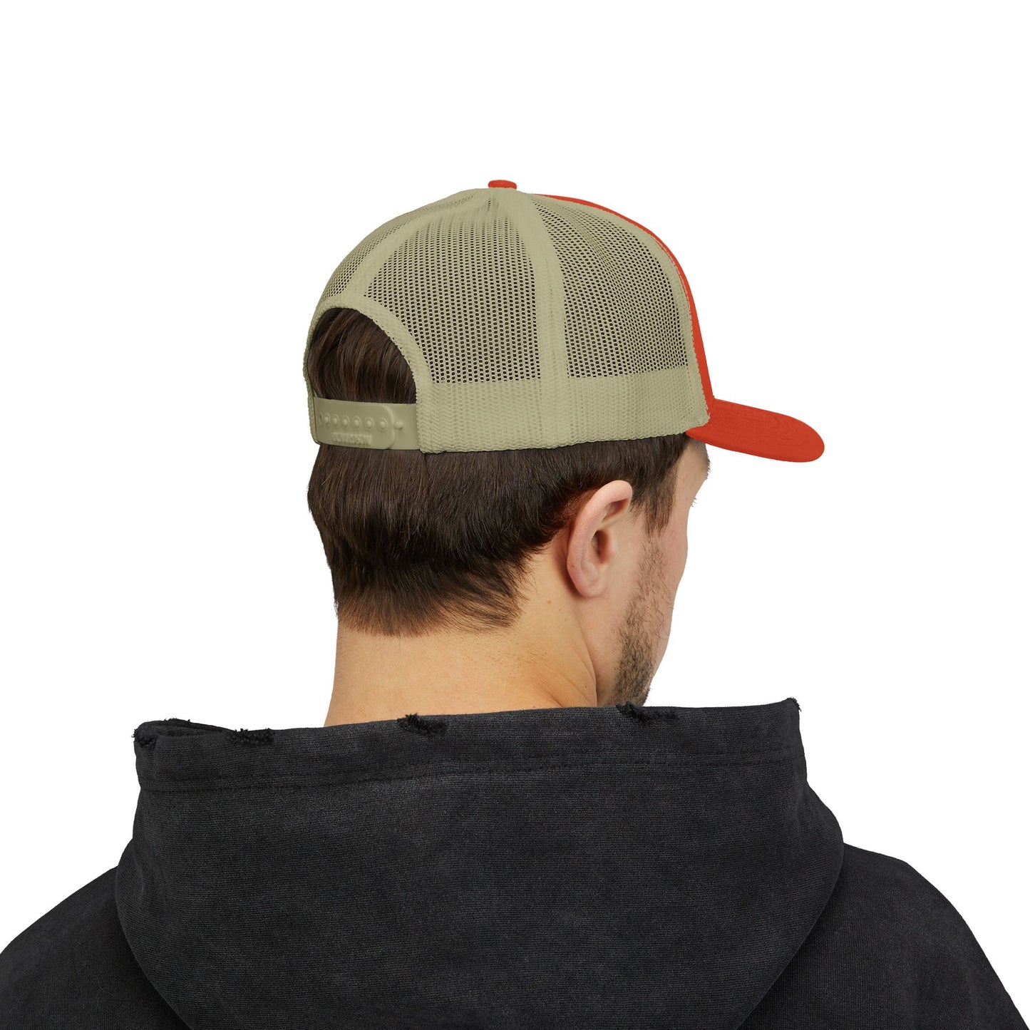 Trucker Cap — Vintage Logo ‘Visual Hallucinations’ Embroidered Snapback