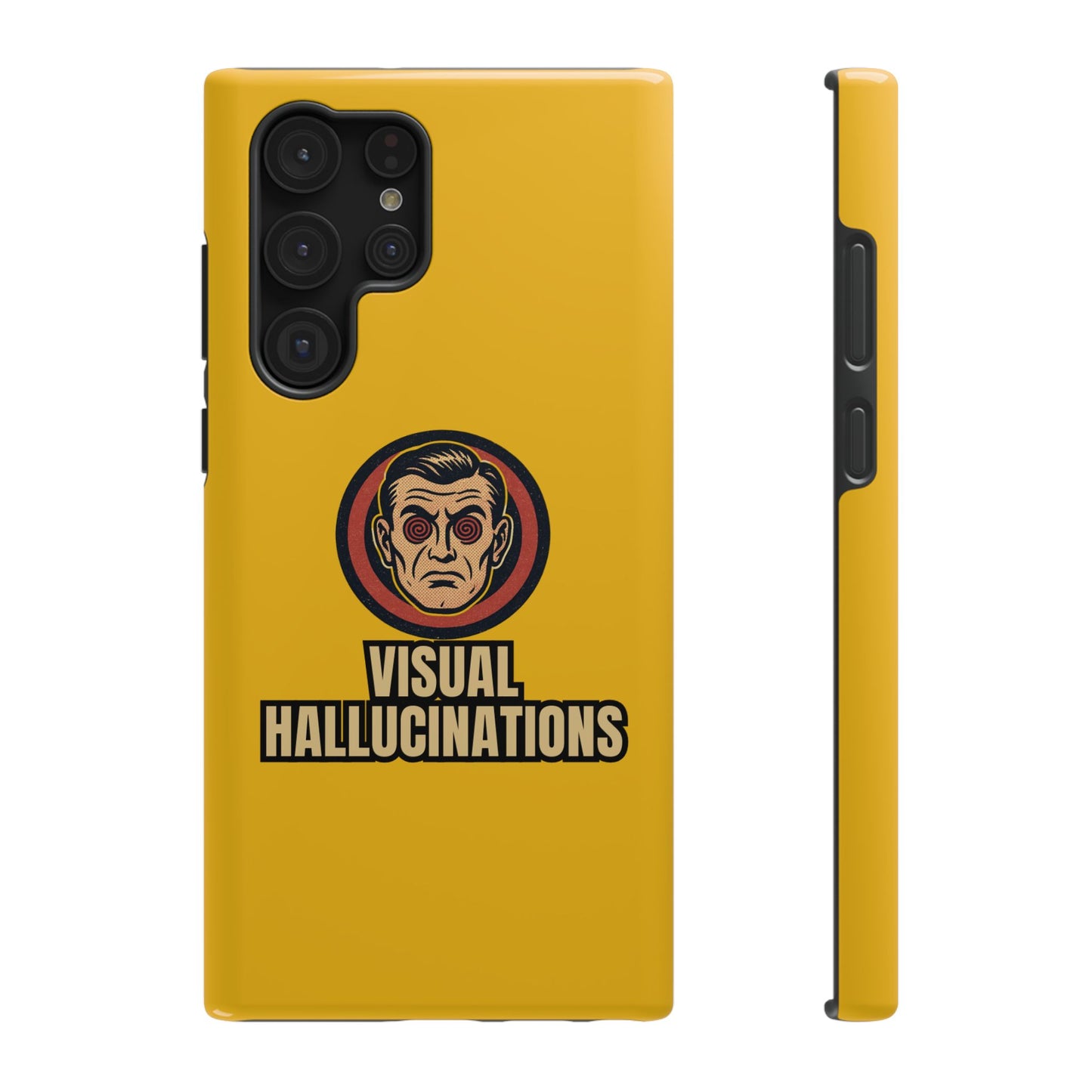 Visual Hallucinations Retro Graphic Impact-Resistant Phone Case