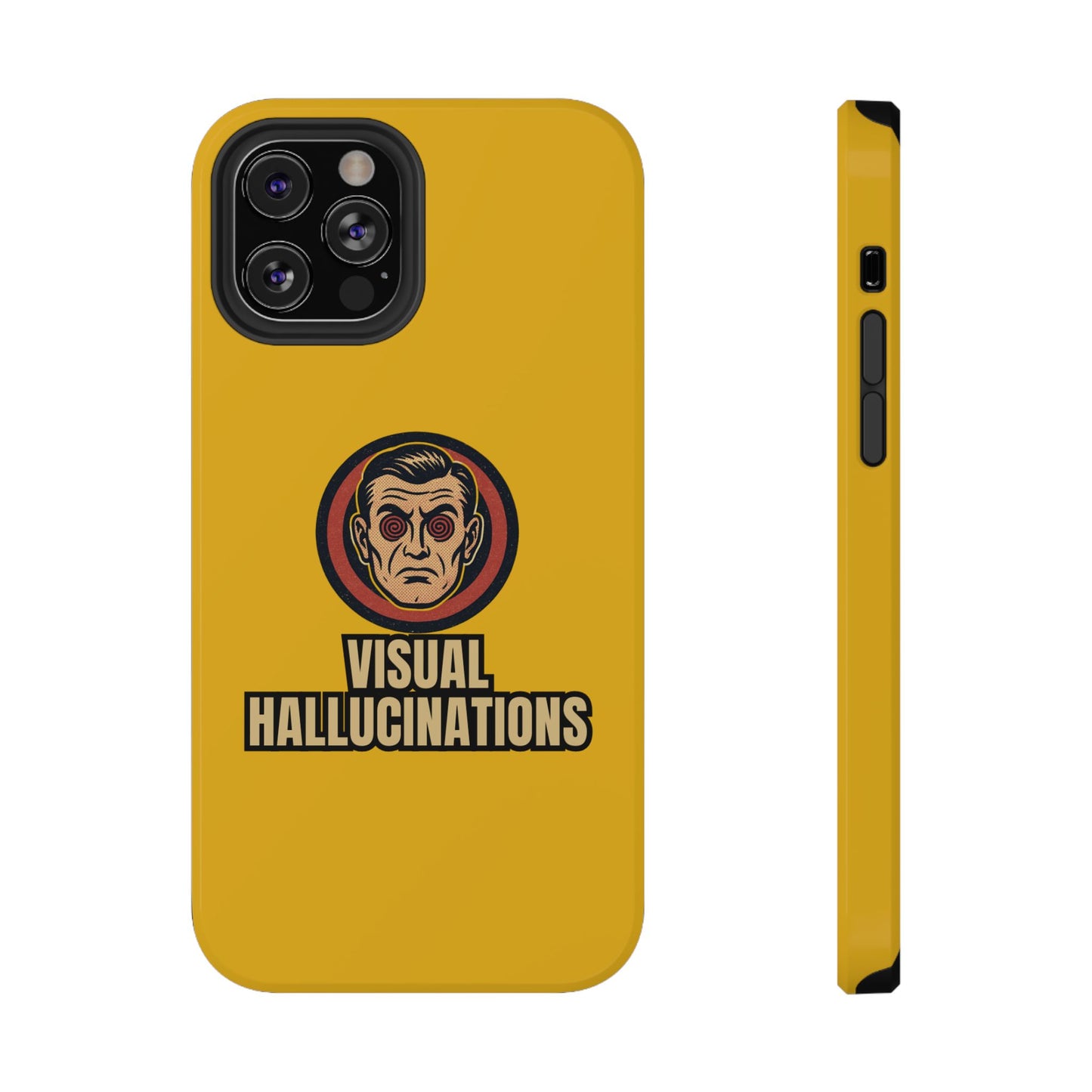 Visual Hallucinations Retro Graphic Impact-Resistant Phone Case