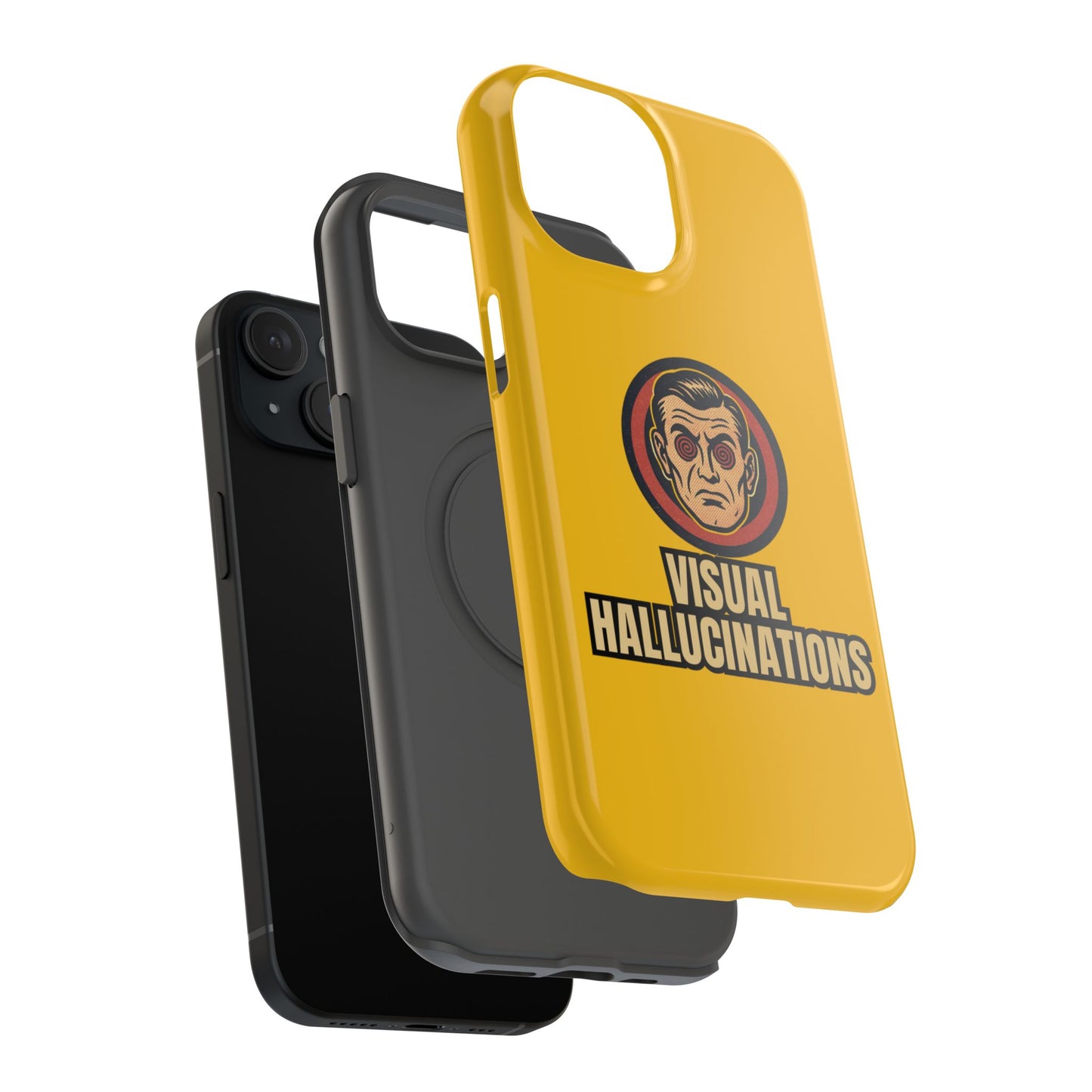 Visual Hallucinations Retro Graphic Impact-Resistant Phone Case