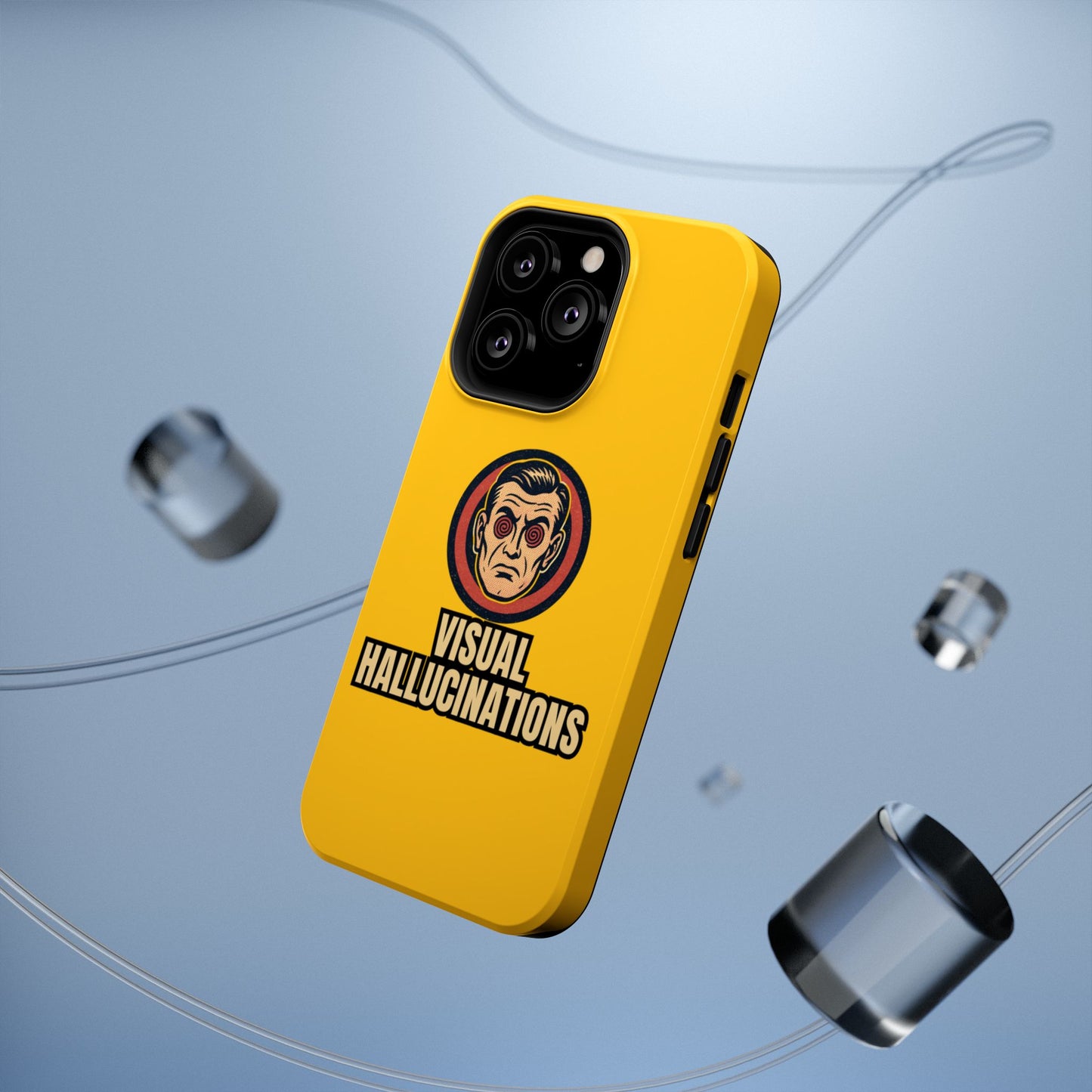 Visual Hallucinations Retro Graphic Impact-Resistant Phone Case