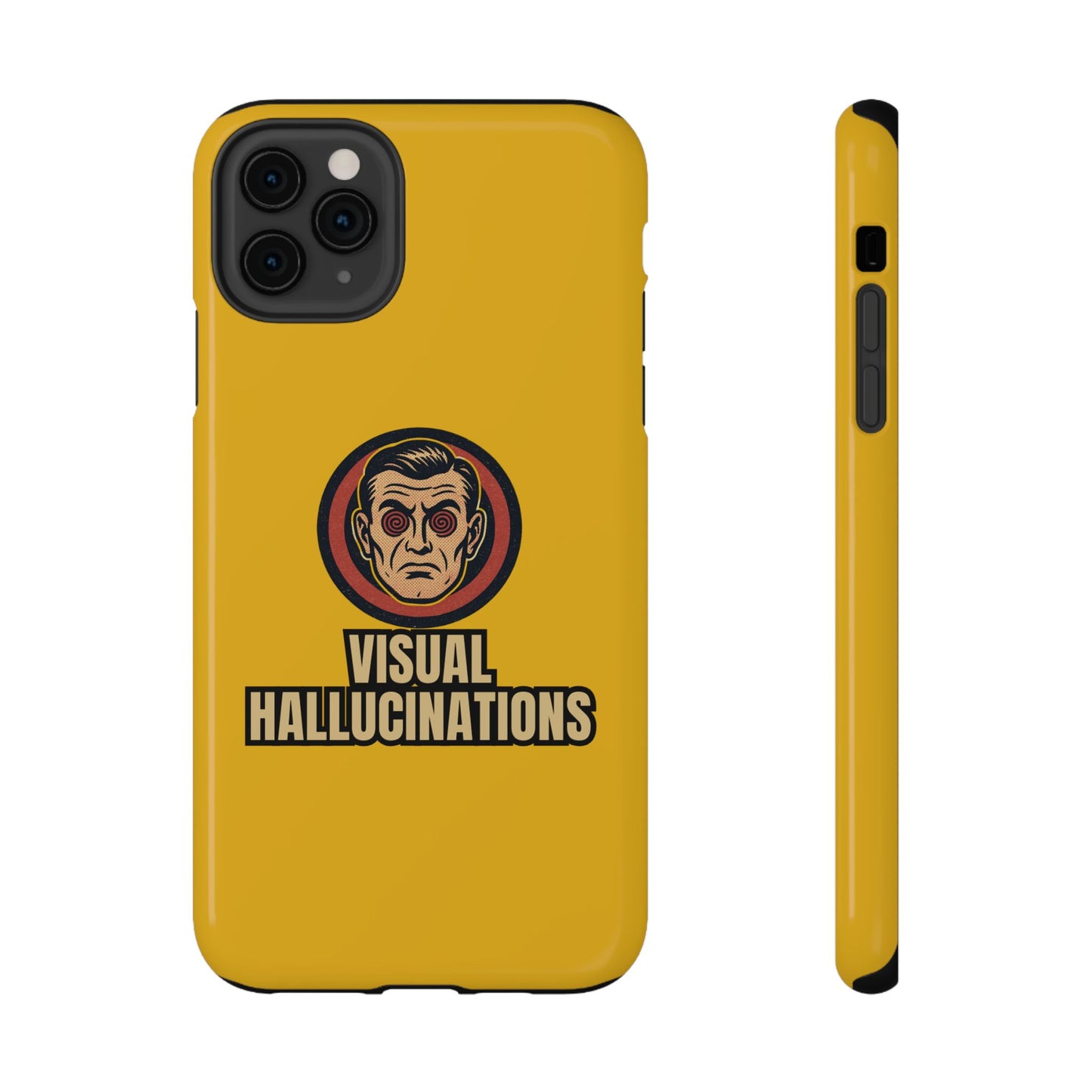Visual Hallucinations Retro Graphic Impact-Resistant Phone Case
