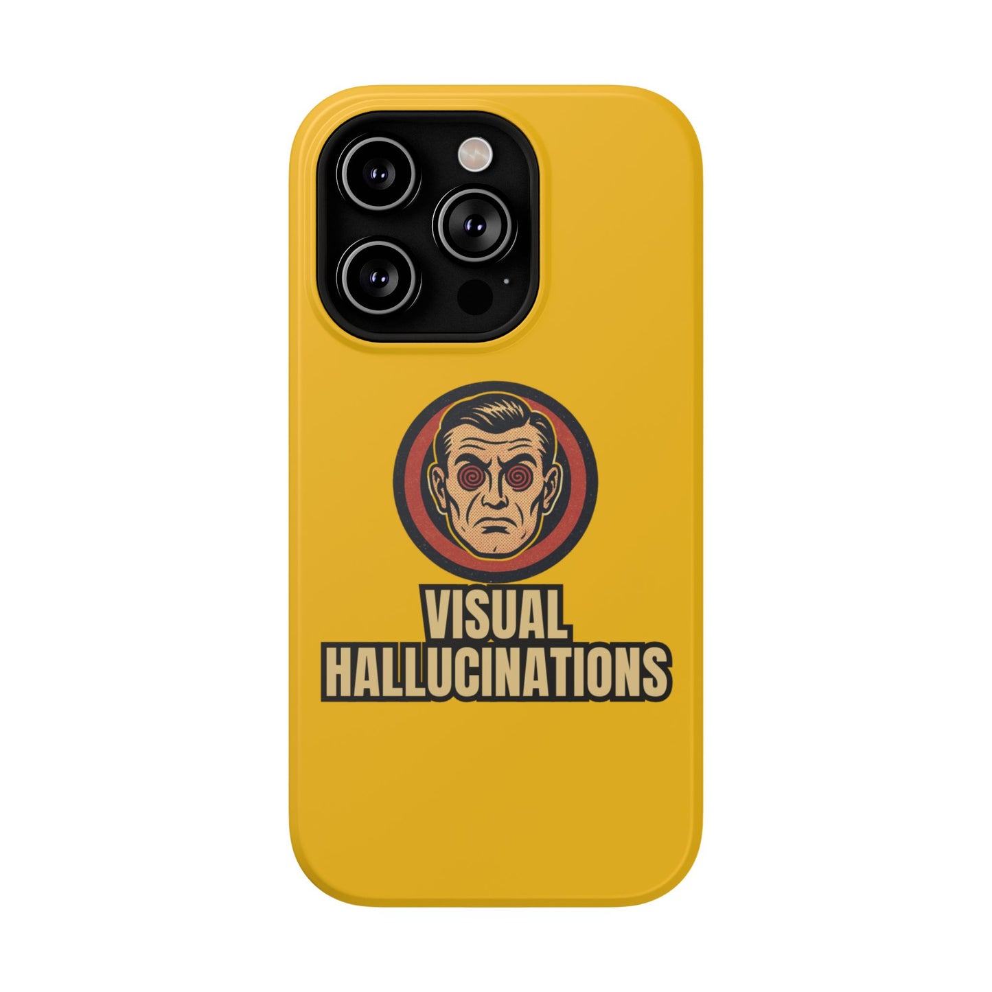 Visual Hallucinations Retro Graphic Impact-Resistant Phone Case