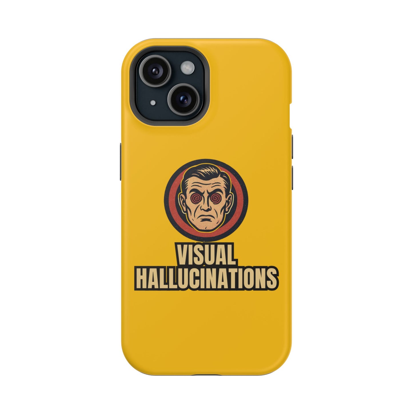 Visual Hallucinations Retro Graphic Impact-Resistant Phone Case