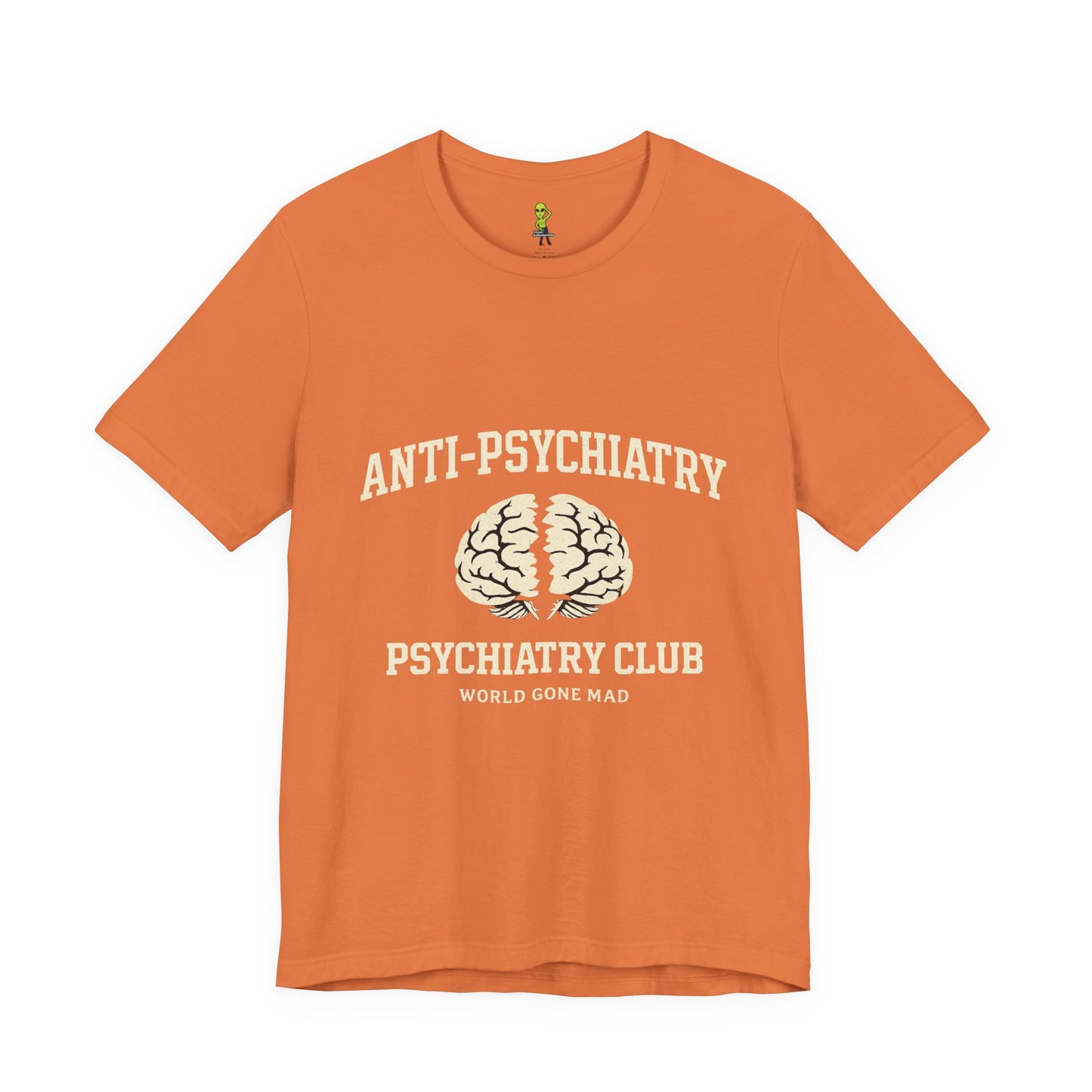 Anti-Psychiatry Psychiatry Club Tee — Split Brain Mental Health Awareness Shirt