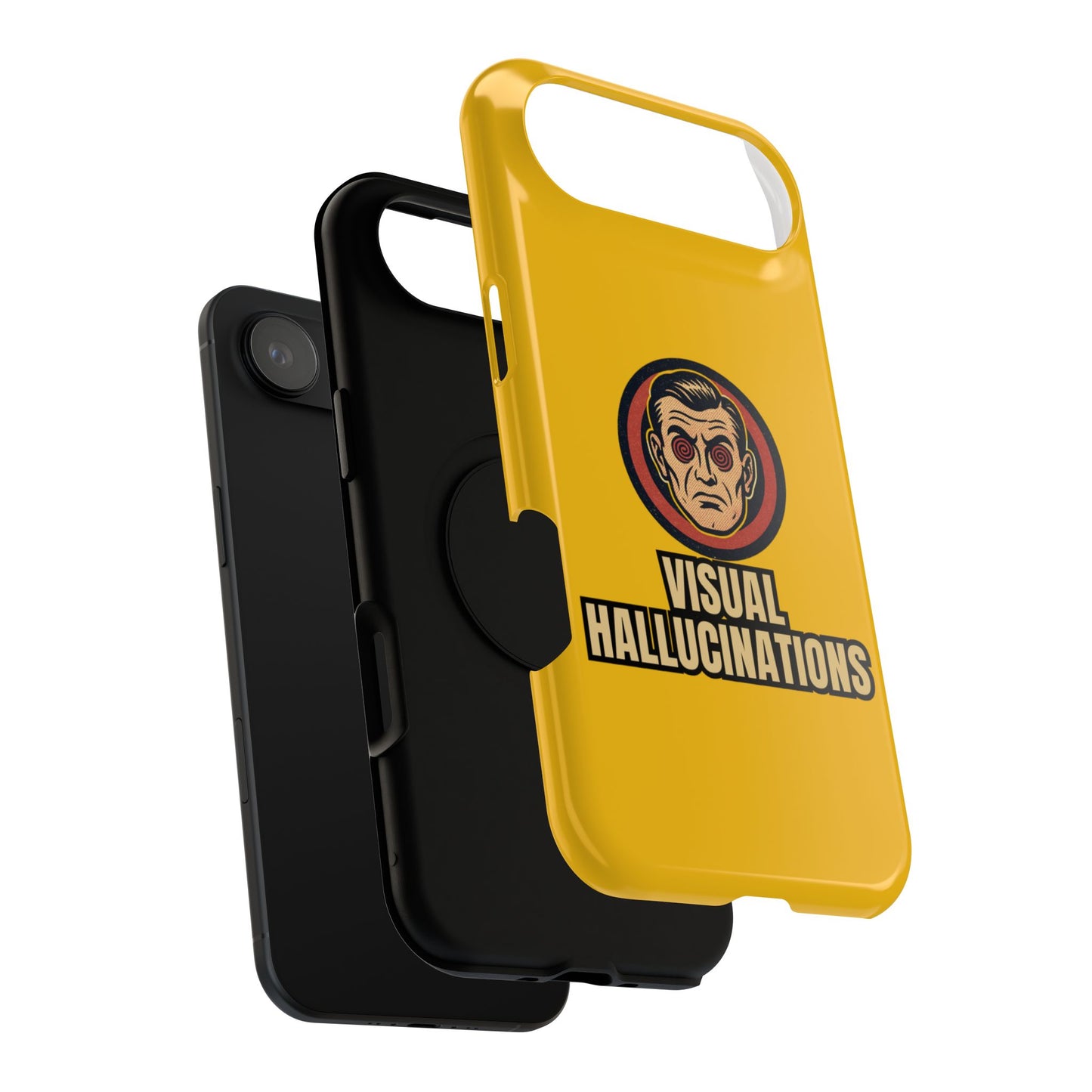 Visual Hallucinations Retro Graphic Impact-Resistant Phone Case