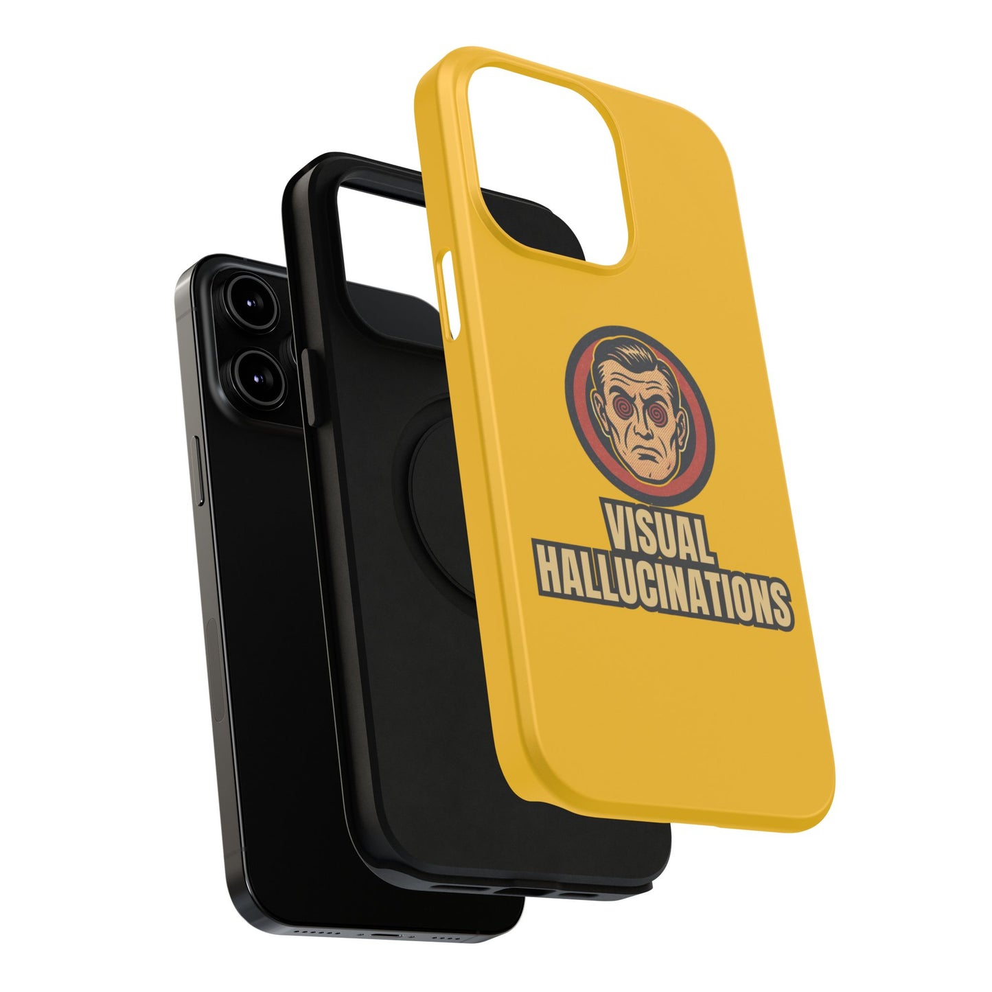 Visual Hallucinations Retro Graphic Impact-Resistant Phone Case