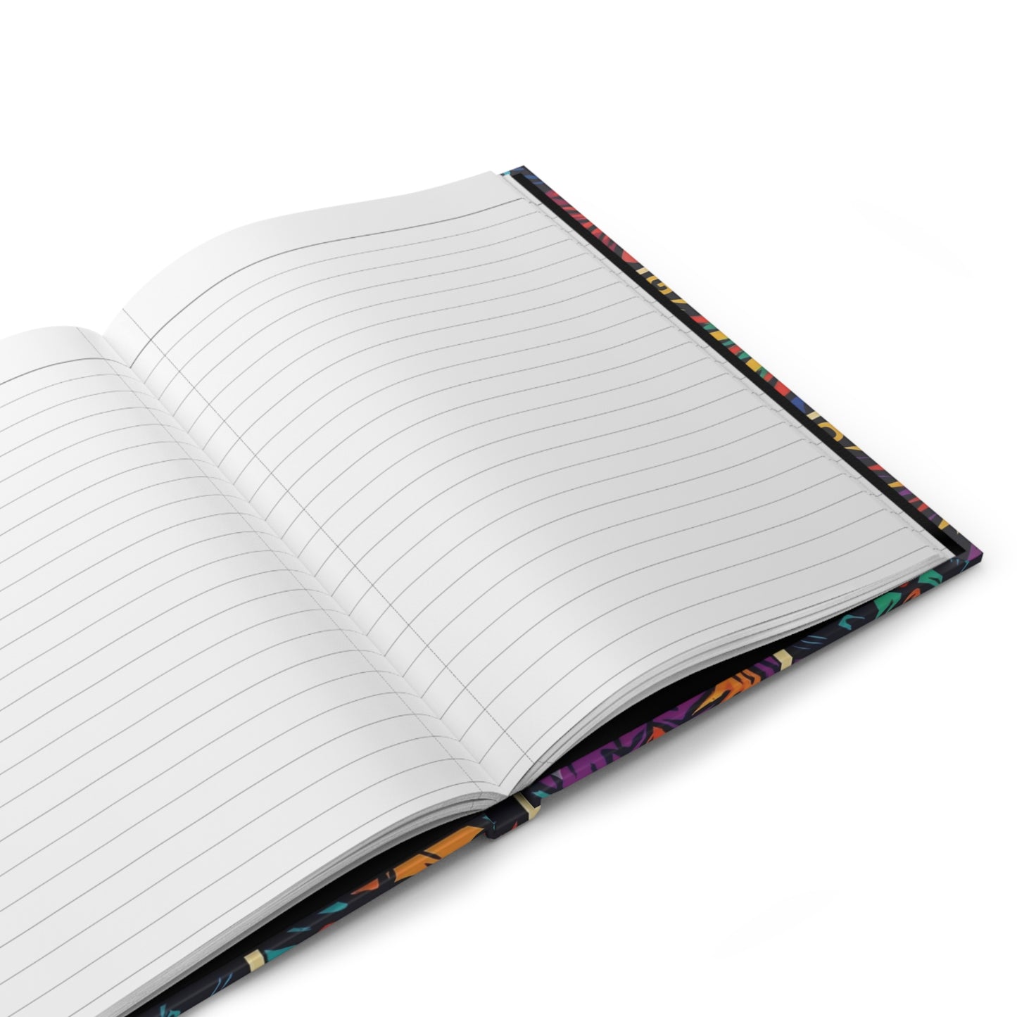 Mental Health Symptoms Hardcover Journal — Vintage Psychosis Illustration Notebook