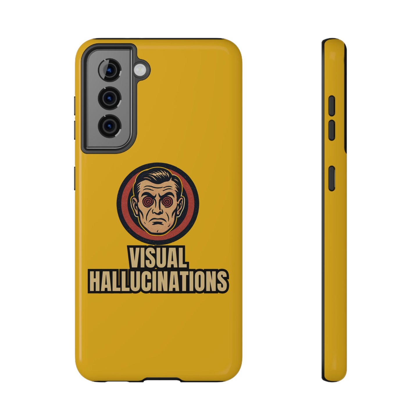 Visual Hallucinations Retro Graphic Impact-Resistant Phone Case