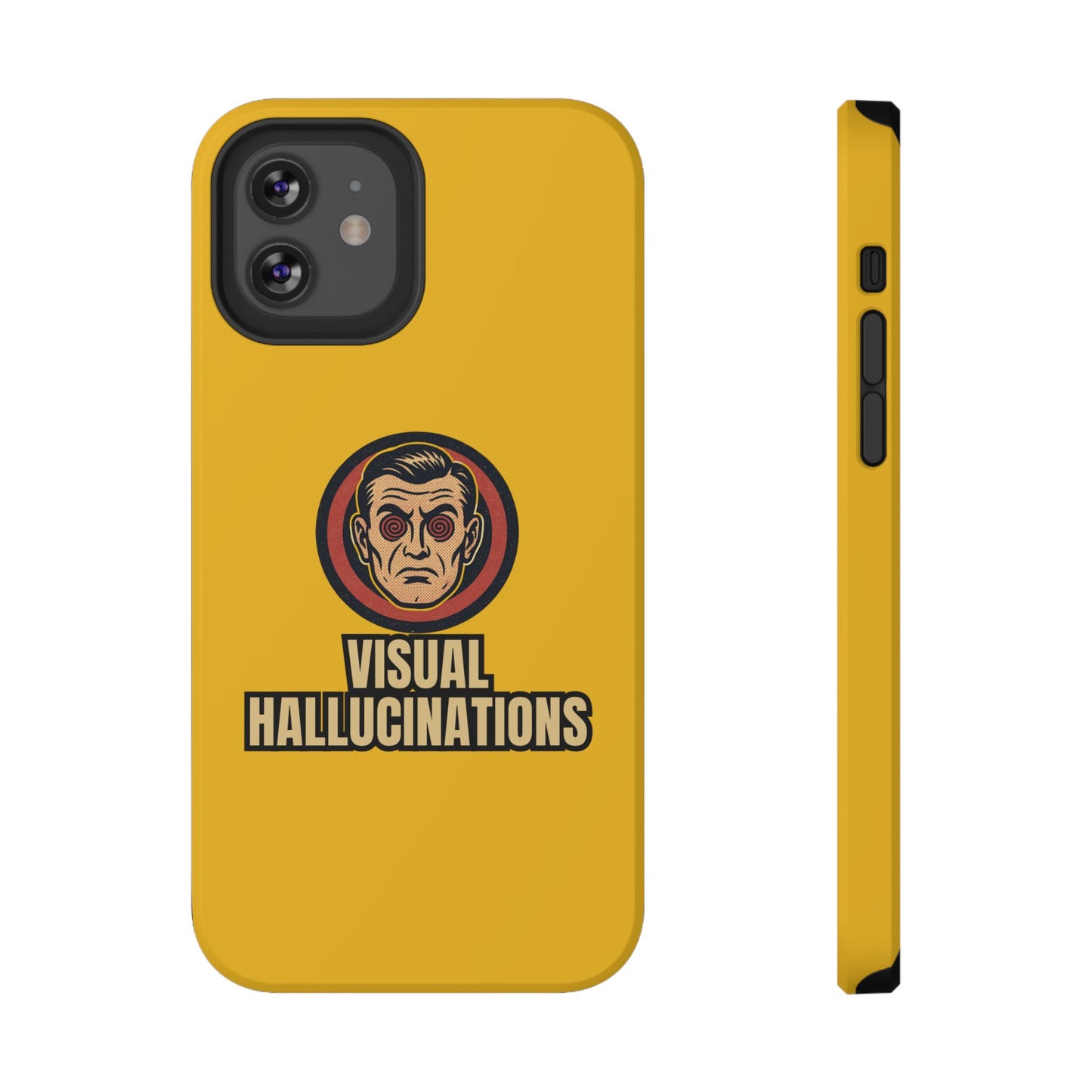 Visual Hallucinations Retro Graphic Impact-Resistant Phone Case