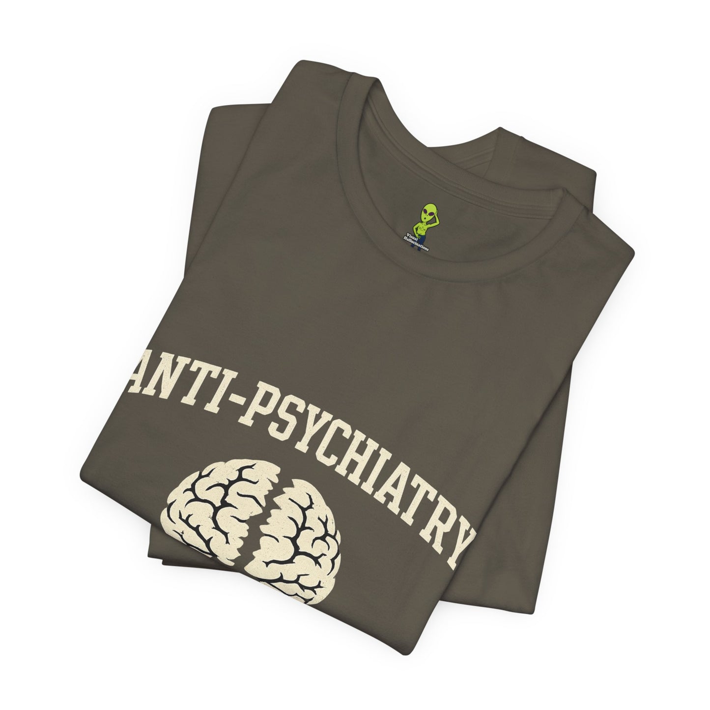 Anti-Psychiatry Psychiatry Club Tee — Split Brain Mental Health Awareness Shirt