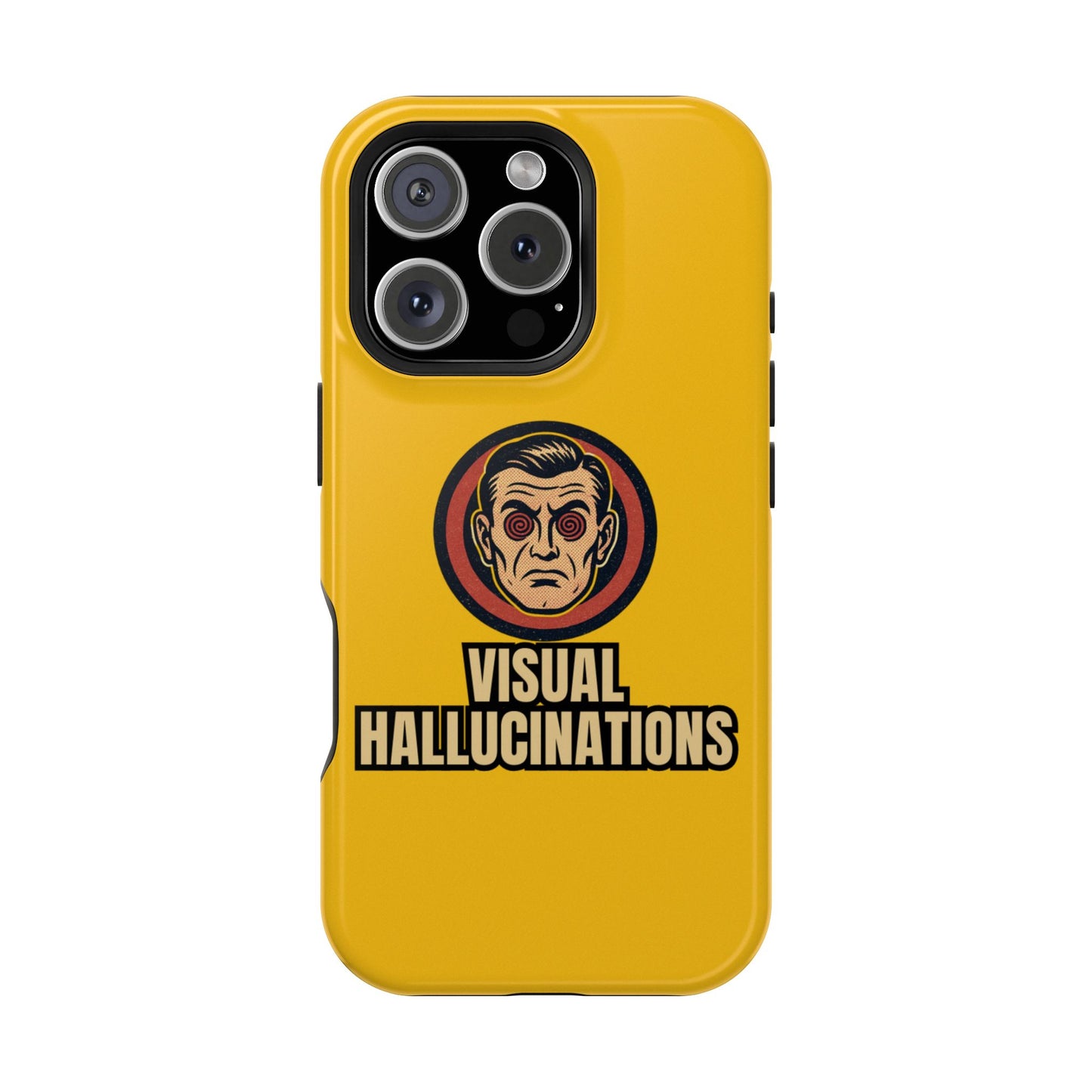 Visual Hallucinations Retro Graphic Impact-Resistant Phone Case
