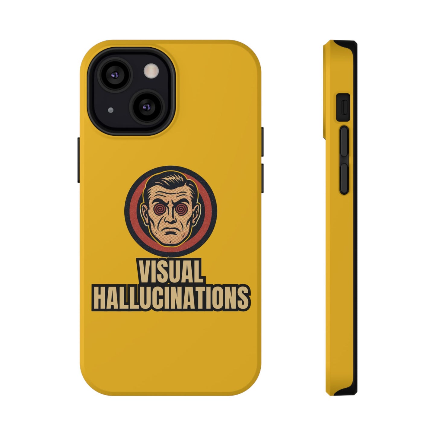 Visual Hallucinations Retro Graphic Impact-Resistant Phone Case